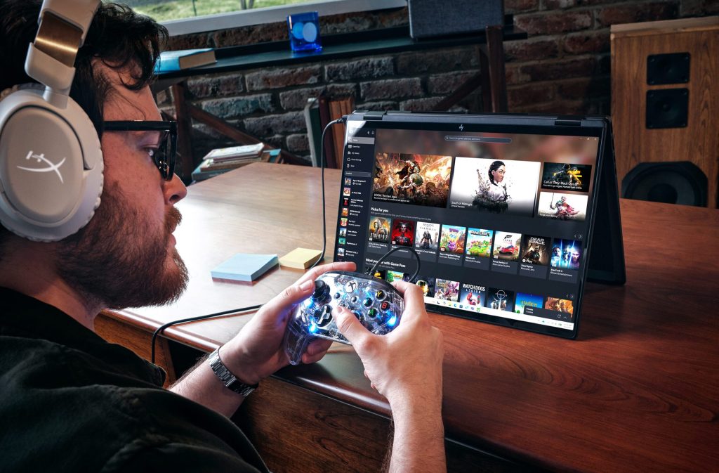 What makes a laptop good for both work and entertainment?