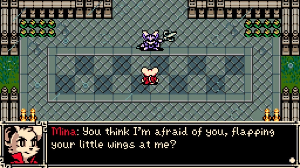 Mina the Hollower dialogue confrontation