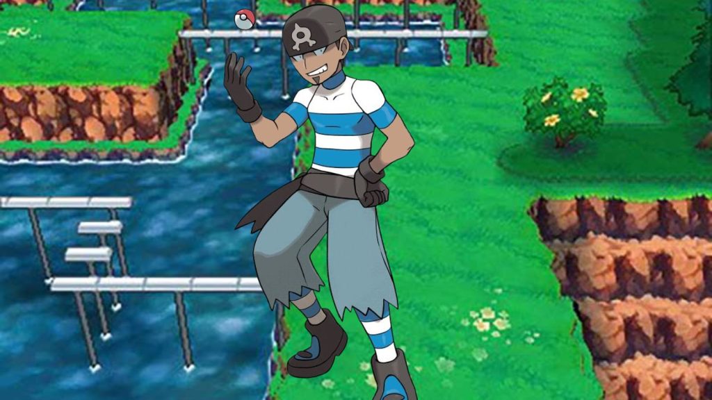 Pokemon trainer joins Team Aqua with perfect Grunt cosplay