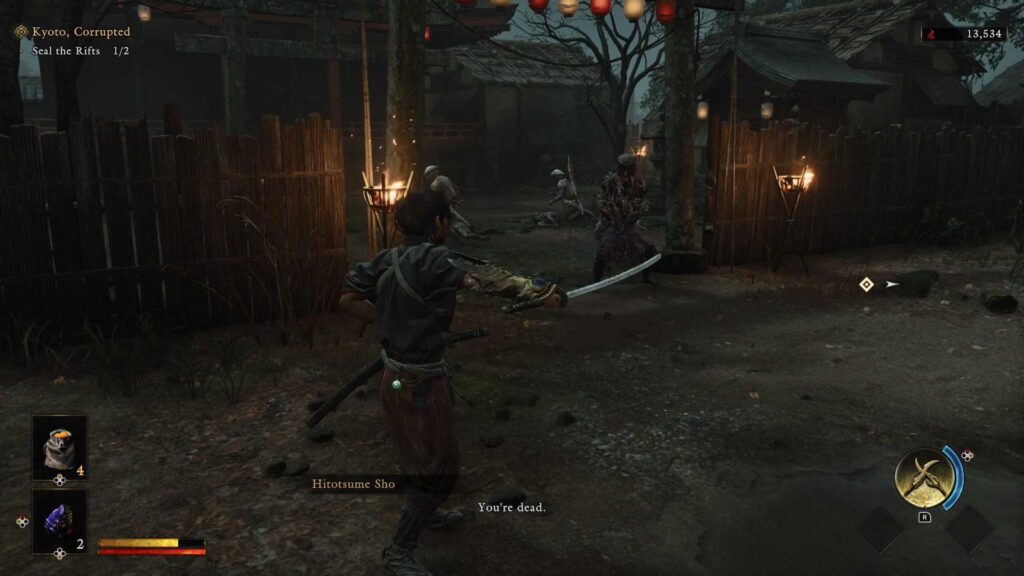 Onimusha Way of the Sword Switch 2 city confrontation